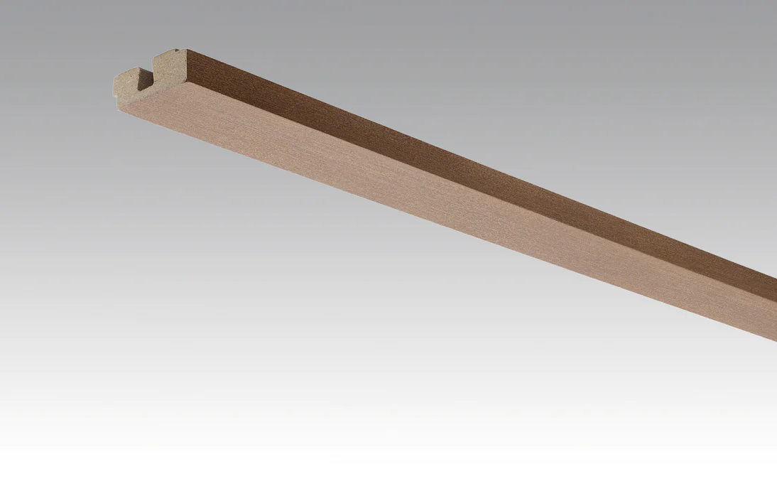 MEISTER skirting boards Ceiling trims Rust metallic 4077 - 2380 x 40 x 15 mm (200032-2380-04077)