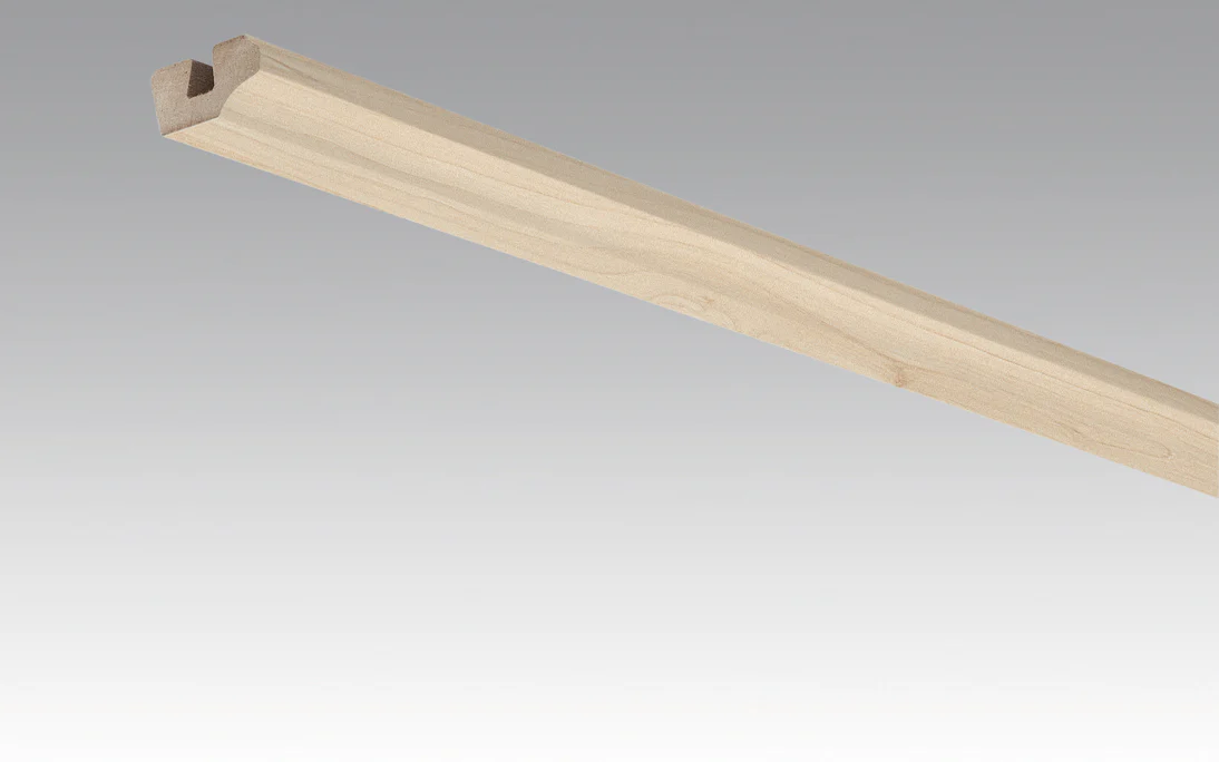 MEISTER skirting boards ceiling trims maple light 4003 - 2380 x 38 x 19 mm (200031-2380-04003)