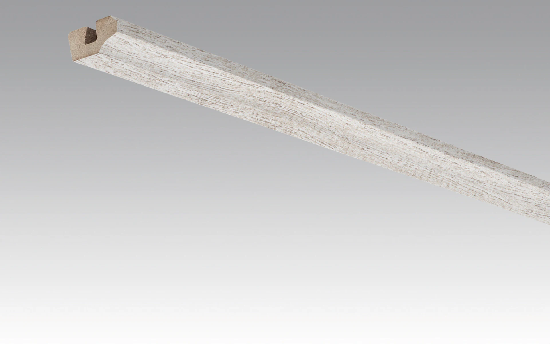 Battiscopa MEISTER battiscopa battiscopa a soffitto in rovere bianco vintage 4075 - 2380 x 38 x 19 mm (200031-2380-04075)
