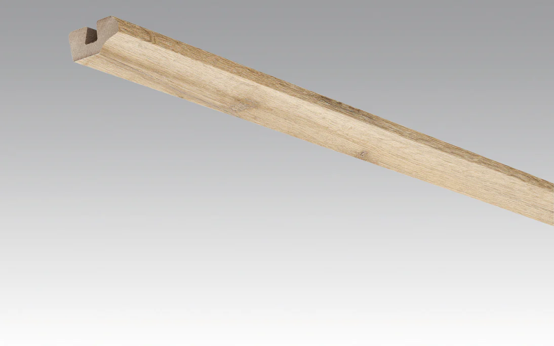 MEISTER skirting boards ceiling trims rustic oak 4083 - 2380 x 38 x 19 mm (200031-2380-04083)