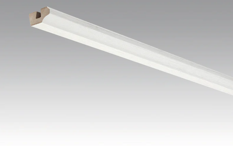 MEISTER Sockelleisten Deckenabschlussleisten Pinie arcticweiß 4099 - 2380 x 38 x 19 mm (200031-2380-04099 - 2601234099)