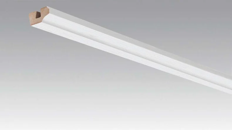 MEISTER Deckenabschlussleiste Ridge Oak white 4200 - 2380 x 38 x 19 mm (200031-2380-04200 - 2601234200)