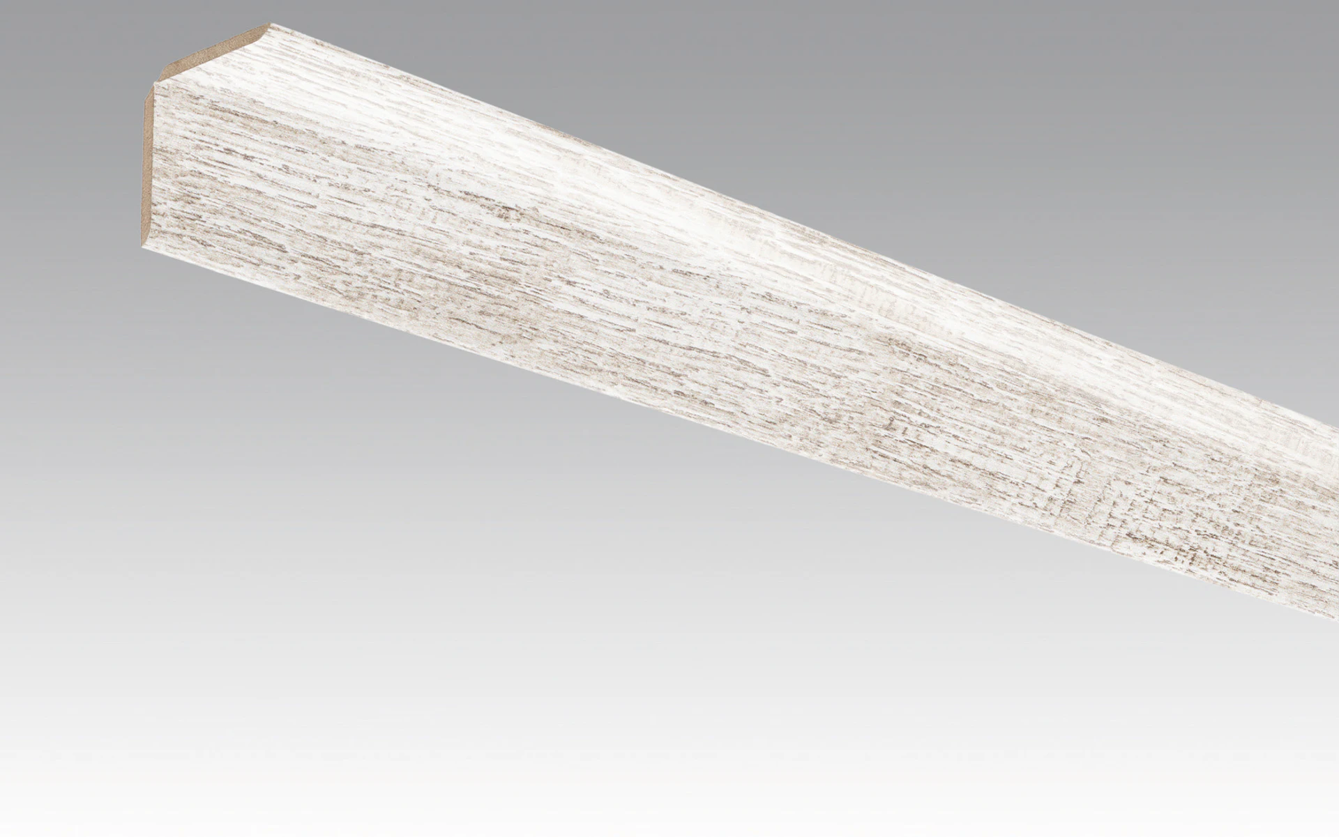 Battiscopa MEISTER battiscopa plissettato modanature rovere bianco vintage 4075 - 2380 x 70 x 3,5 mm (200033-2380-04075)