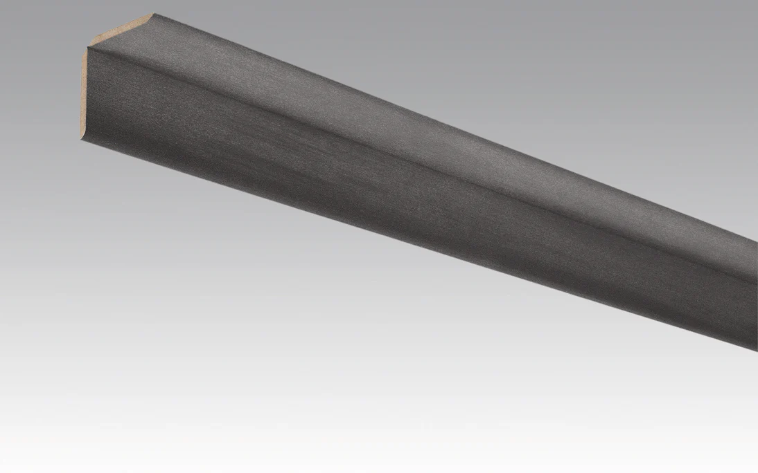 MEISTER Sockelleisten Faltenleisten Stahl-Metallic 4078 - 2380 x 70 x 3,5 mm (200033-2380-04078)