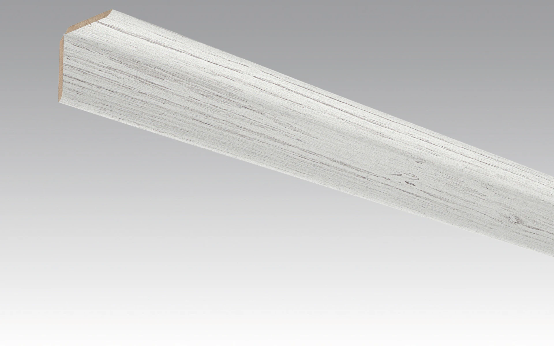 MEISTER Sockelleisten Faltenleisten White Pine 4088 - 2380 x 70 x 3,5 mm (200033-2380-04088)
