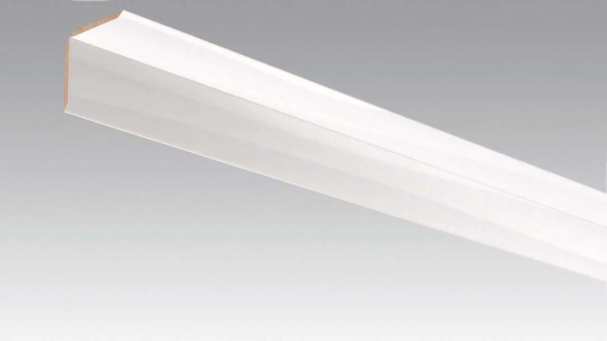 MEISTER Folding Skirting White Vision 4203 - 2380 x 70 x 3.5 mm (200033-2380-04203)