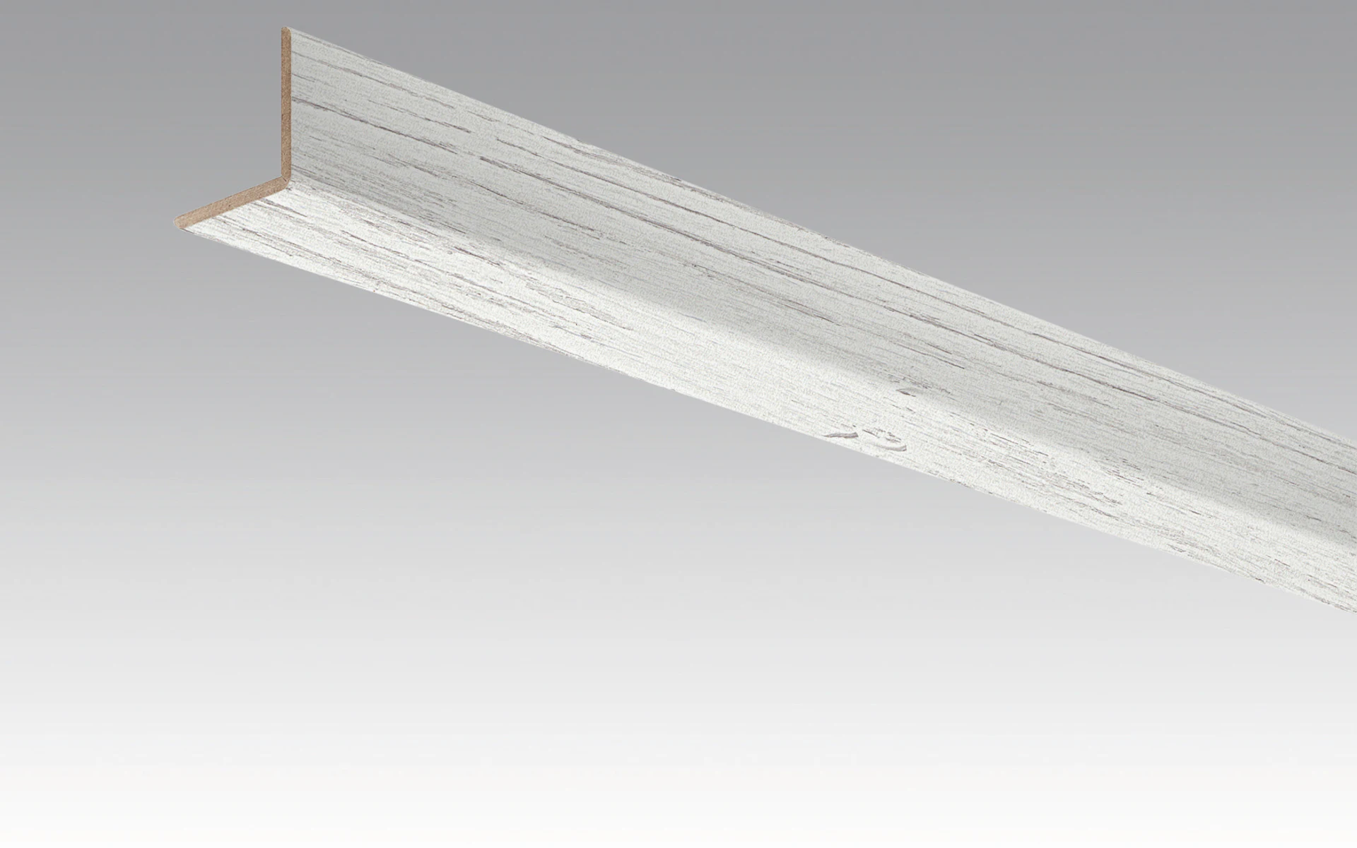 MEISTER Skirting Boards Angle Skirting White Pine 4088 - 2380 x 33 x 3.5 mm (200035-2380-04088)