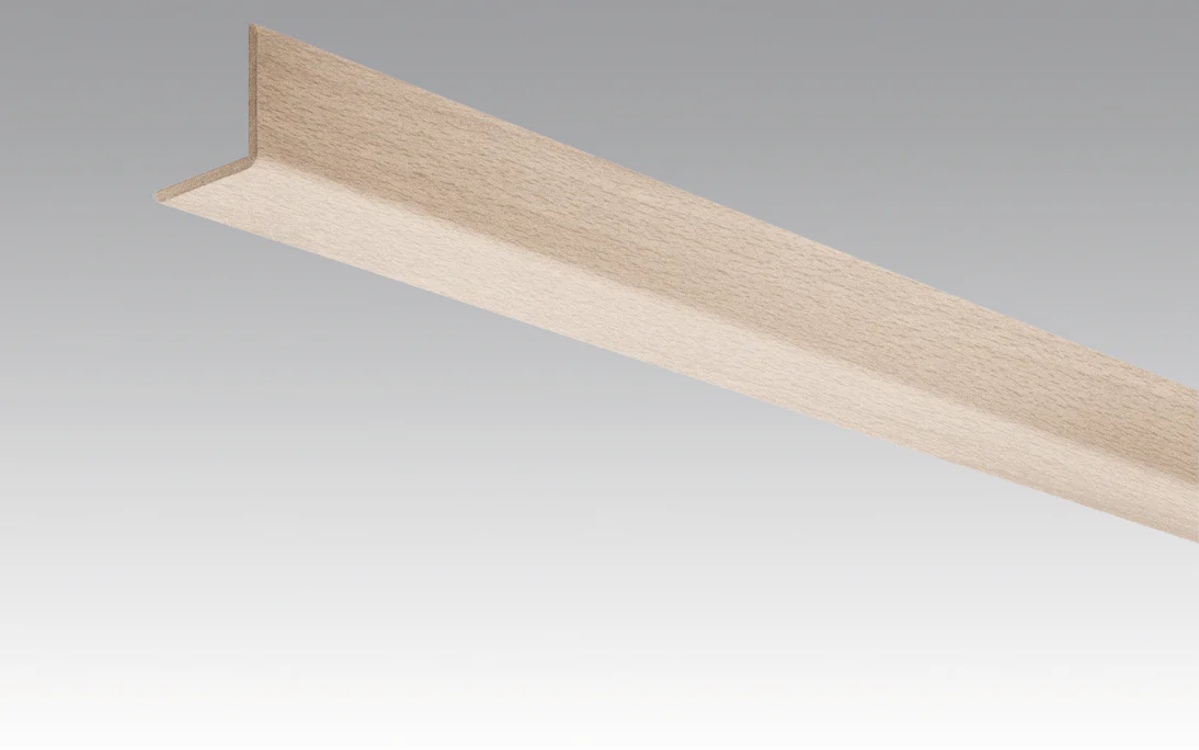 MEISTER Skirting boards Angle skirting beech pure 4094 - 2380 x 33 x 3.5 mm (200035-2380-04094)