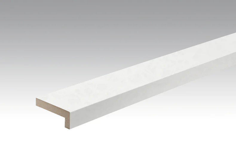MEISTER Sockelleisten Winkelabdeckleisten Duo Gloss White 4089 - 2380 x 60 x 22 mm (200028-2380-04089 - 2605234089)