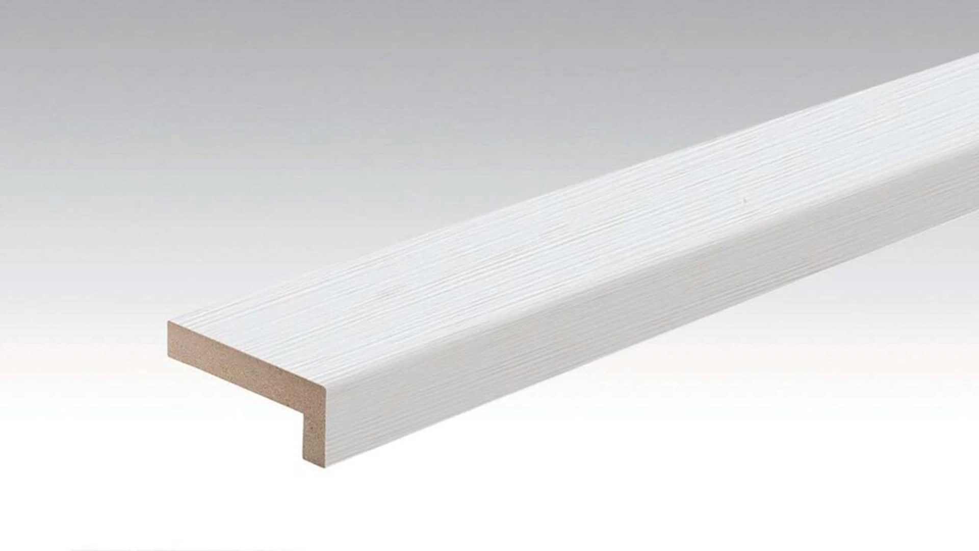 MEISTER Ridge Oak white 4200 angle cover strip - 2380 x 60 x 22 mm (200028-2380-04200)