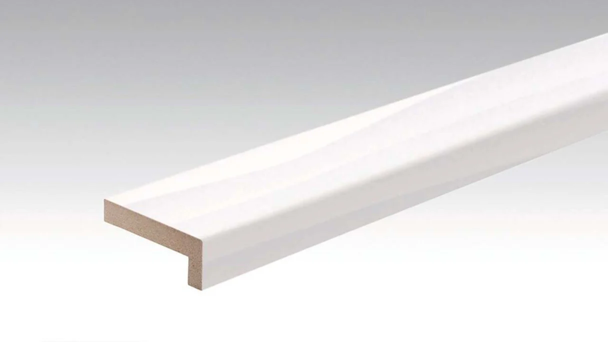 MEISTER Moulure de finition angulaire White Vision 4203 - 2380 x 60 x 22 mm