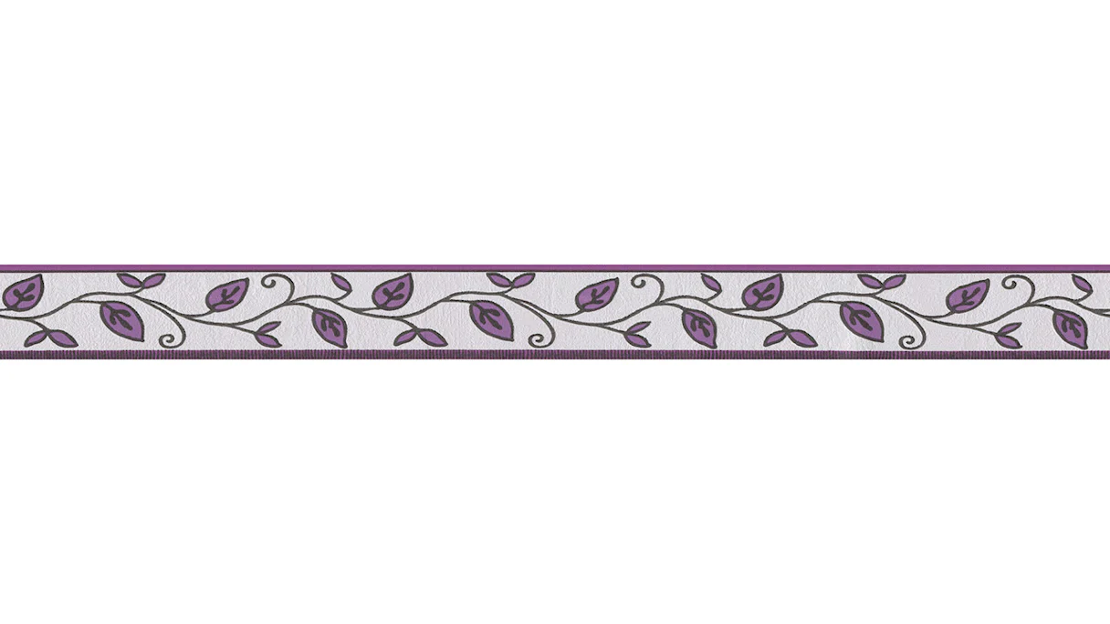 Vinyl wallpaper border purple Modern Flowers & Nature Only Borders 10 226