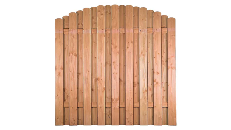 planeo TerraWood - ECO Sichtschutzzaun Douglasie 180 x 180 cm bogen