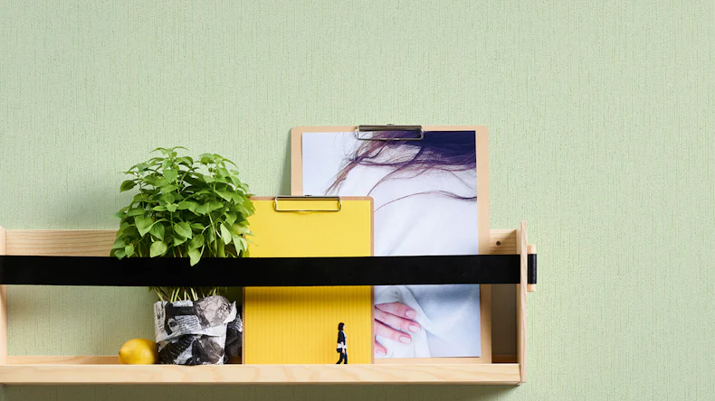 Vinyltapete grün Modern Klassisch Streifen Blooming 509