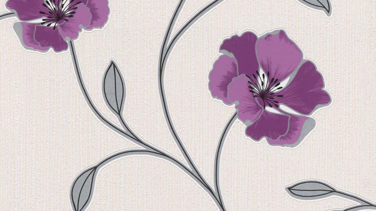 Profiltapete Pandora Blumen & Natur Klassisch Creme 438