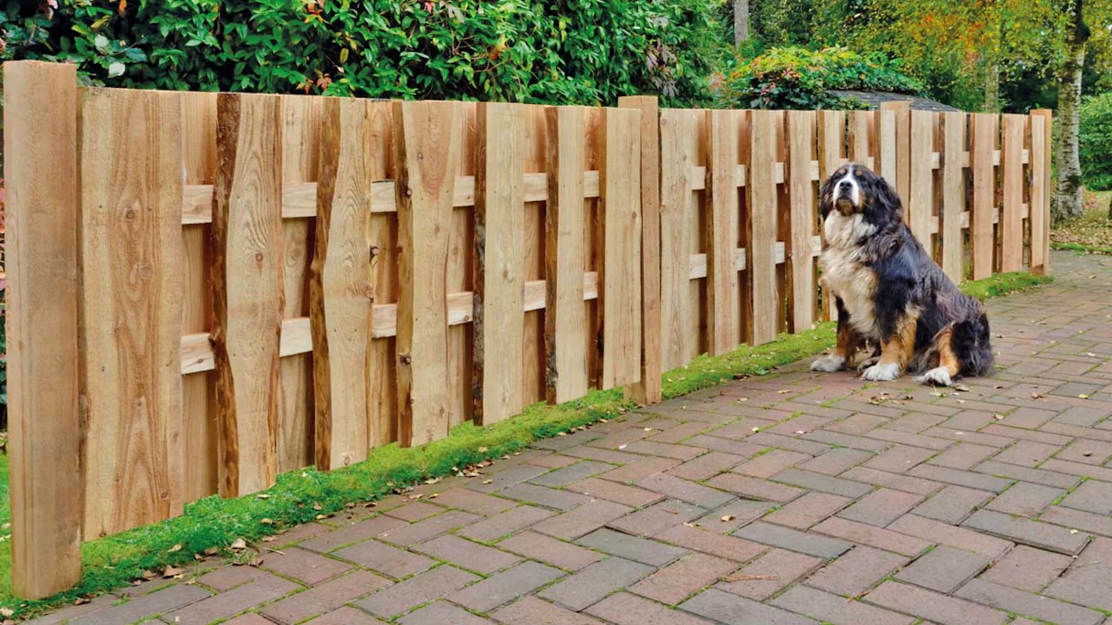 planeo TerraWood - URBAN privacy fence larch 180 x 90 cm