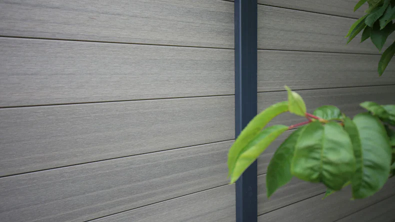 planeo FUN - WPC-Zaunset Grau