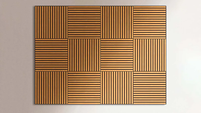 planeo Akustik Wandpaneel ISO - Eiche Natur 60x60cm