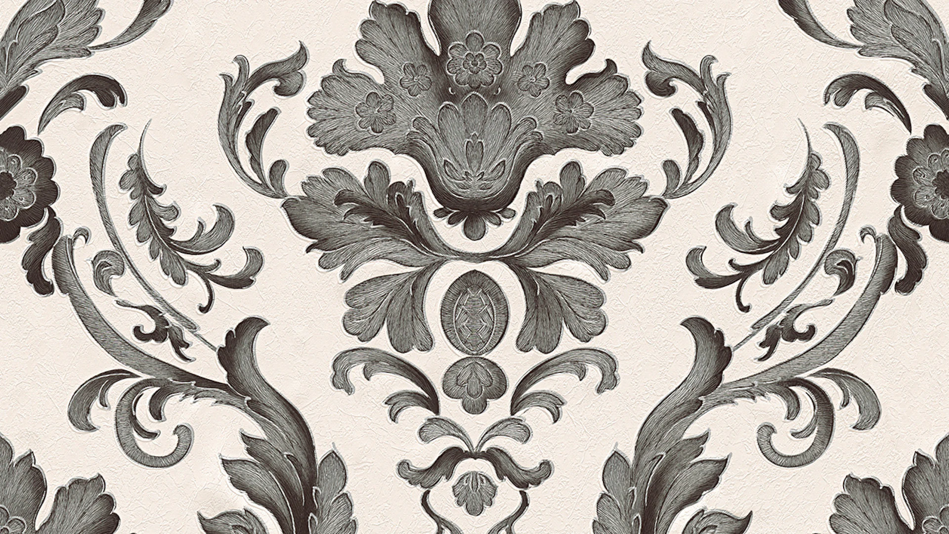 Papiertapete schwarz Vintage Blumen & Natur Ornamente Styleguide Klassisch 2021 901