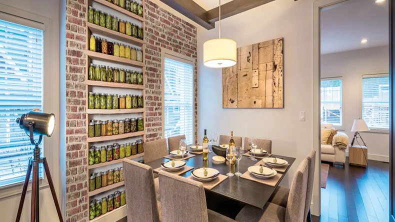 Carta da parati di carta Pareti autentiche 2 A.S. Création muro in pietra stile country beige marrone rosso 191