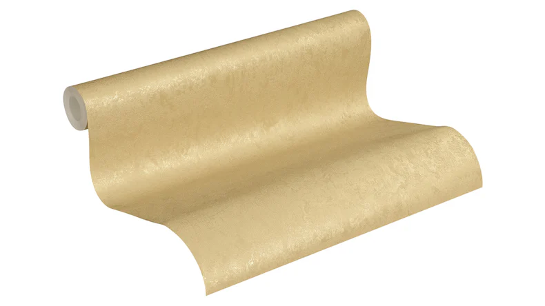 Vinyltapete gelb Klassisch Uni Romantico 236