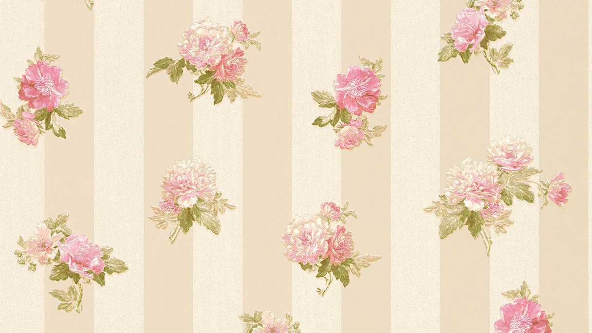 Papier peint en vinyle rose fleurs vintage & nature guide de style classique 2021 474