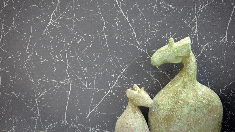 Tapete Elegance 3 A.S. Création Vintage Vintage Äste Grau Metallic 072