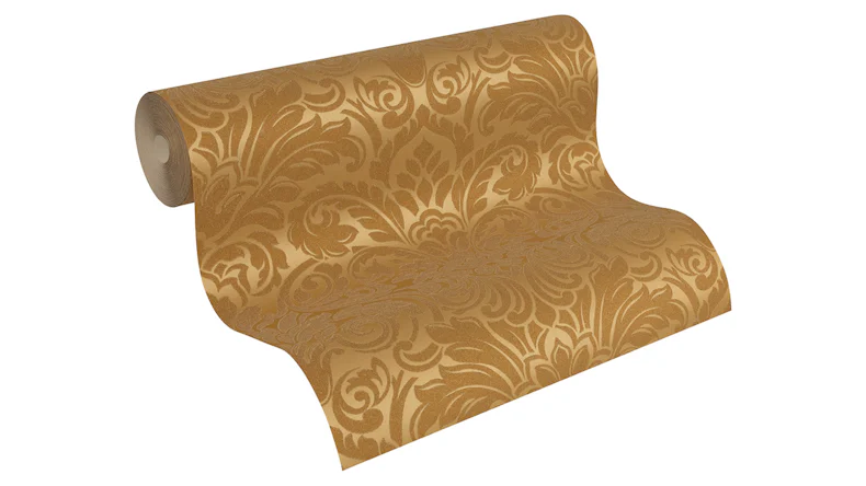 Papier peint en perles de verre Papier mural de luxePapier d'ornement vintage Architectes Papier Métallique 454