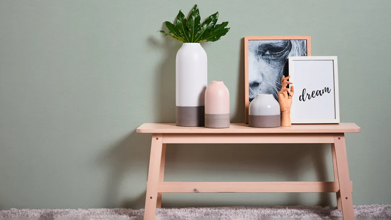 Vinyltapete Daniel Hechter 5 Living Unifarbenwalls Unifarben Betonoptik Grün 802