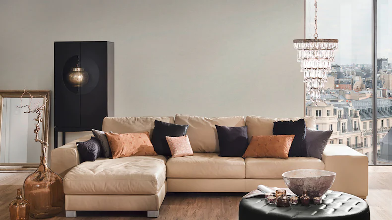 Carta da parati in vinile Bianco e Nero 4 A.S. Création tinta unita cemento aspetto grigio 805