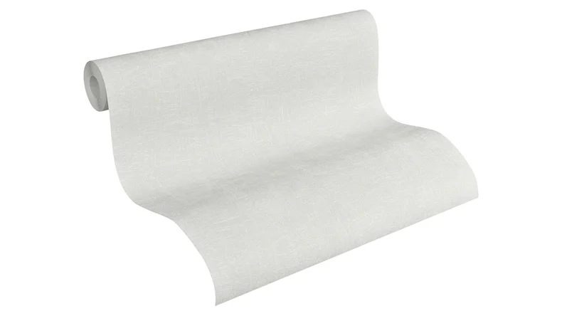 Carta da parati in vinile Bianco e Nero 4 A.S. Création tinta unita cemento aspetto grigio 805