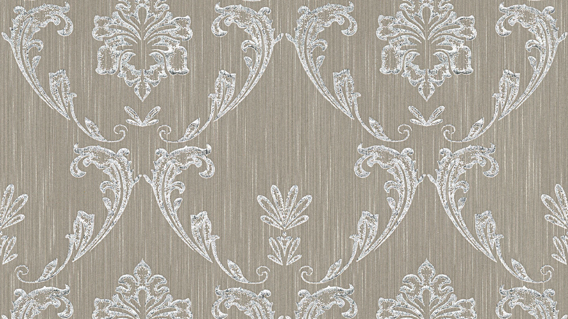 Textiltapete Metallic Silk Architects Paper Ornamente Beige Metallic 583