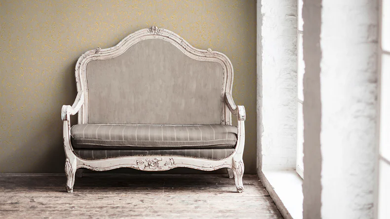 Carta da parati tessile Metallic Silk Architects Architects Carta Ornamenti Beige Metallic 602