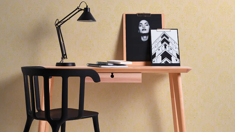 Carta da parati tessile Metallic Silk Architects Architects Carta Ornamenti Crema Metallica 623