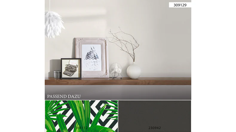 Carta da parati vinilica Best of non-woven A.S. Création tinta unita bianco crema 129