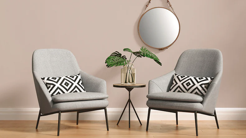 papier peint en vinyle beige classique uni Couleurs du monde 150