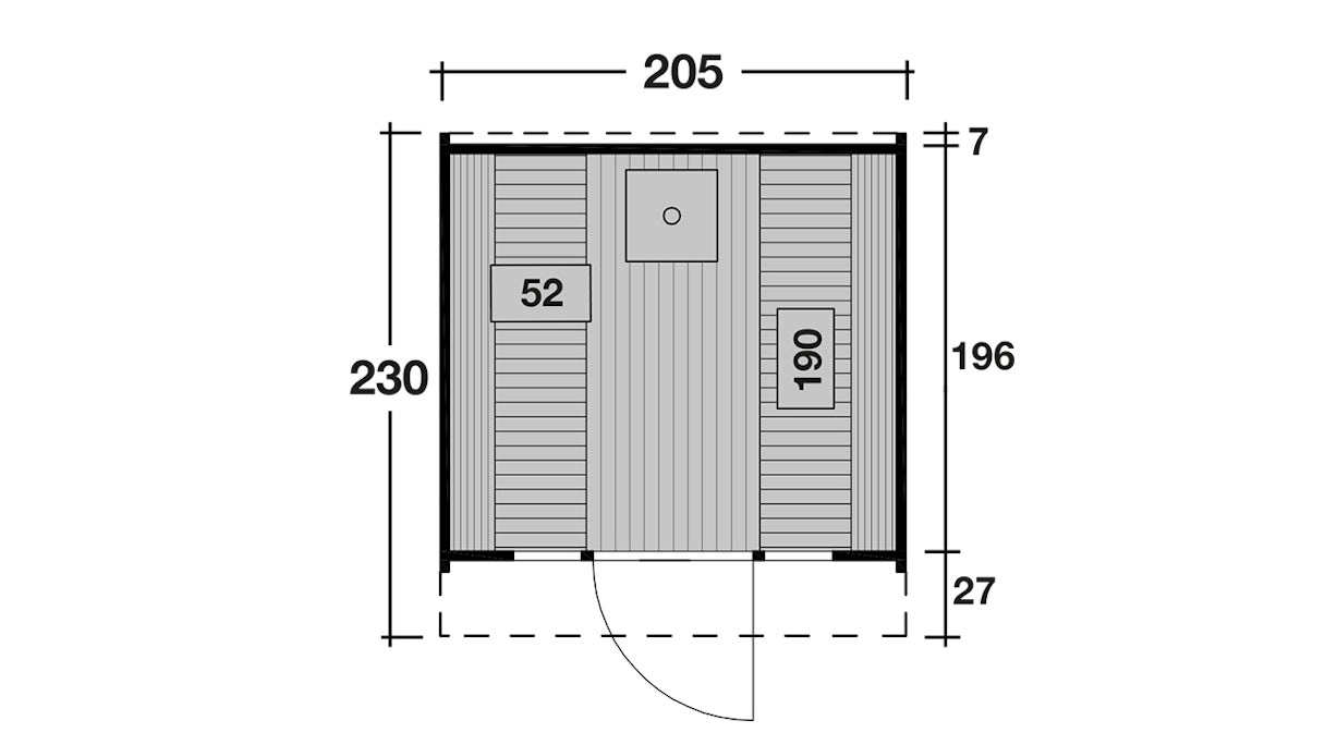 barile sauna planeo Basic 230