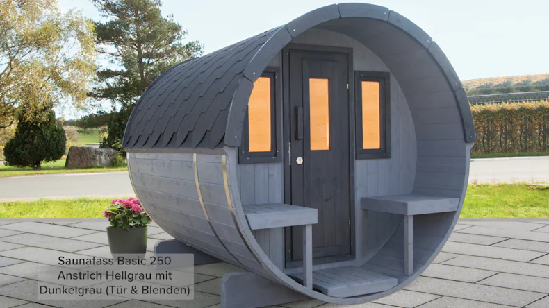 planeo Saunafass Basic 250