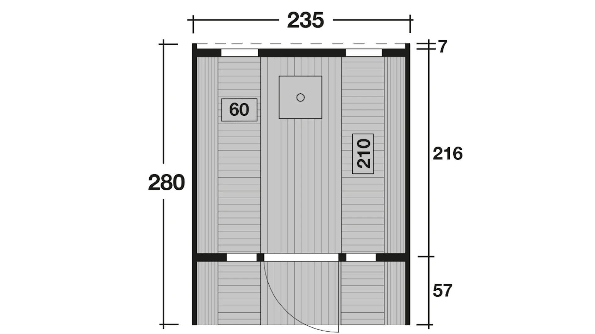 barile sauna planeo 280 de luxe