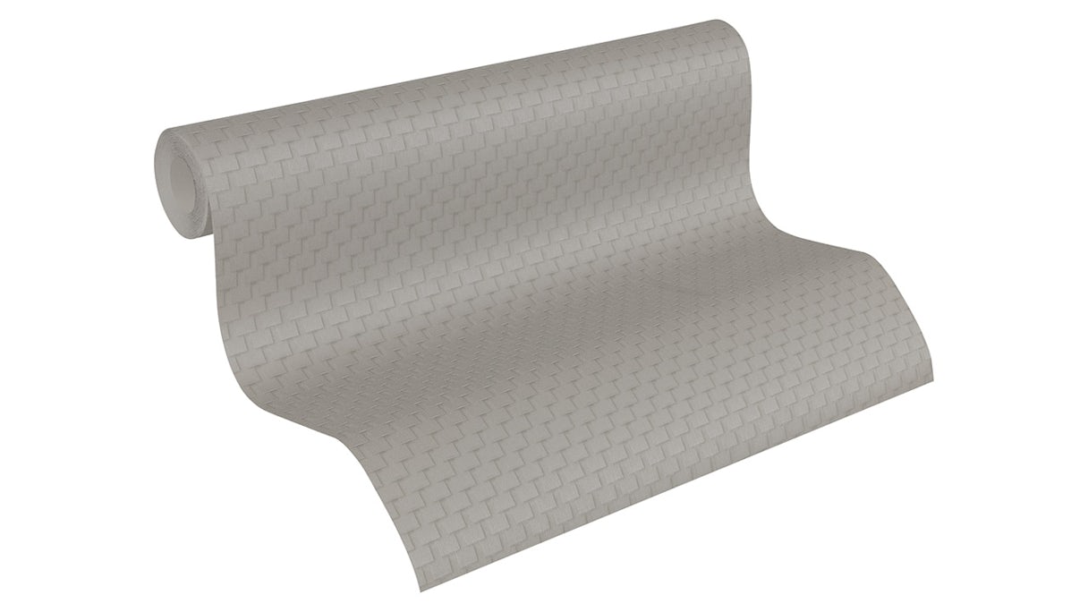 Vinyltapete Luxury wallPaper Modern Architects Paper Grau Metallic 083