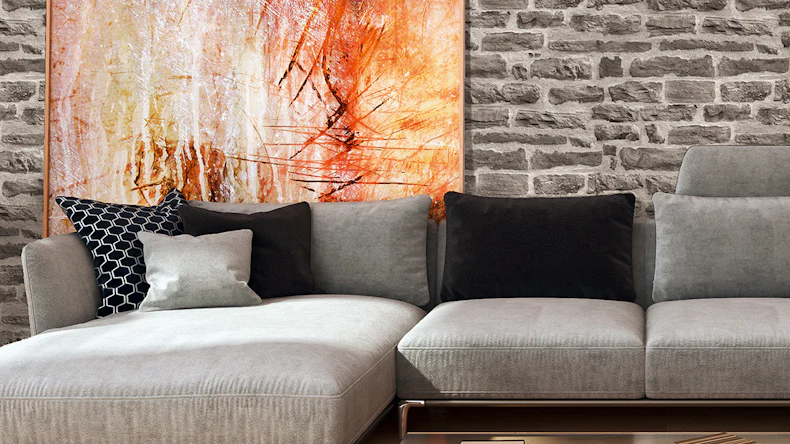 Carta da parati in vinile Il meglio del tessuto non tessuto A.S. Création muro in pietra stile country beige grigio 441