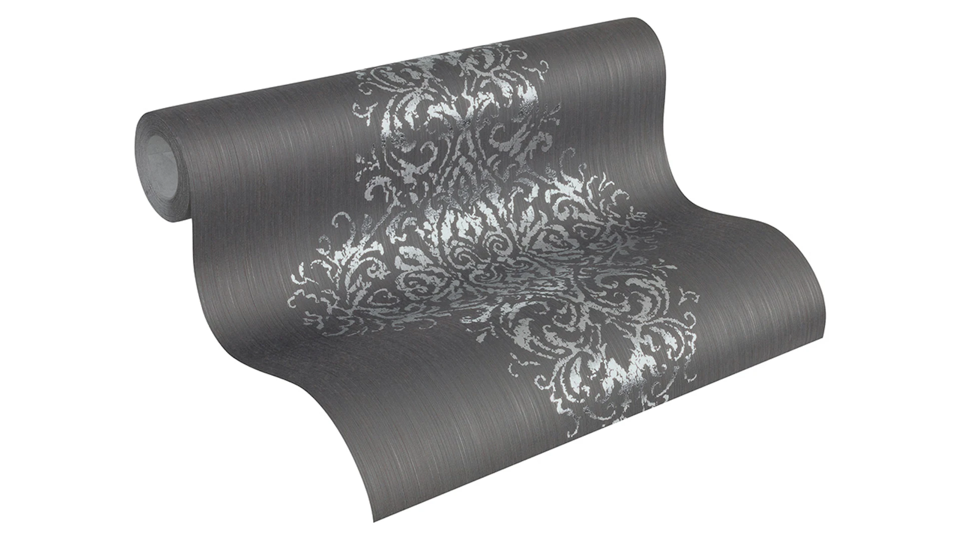 Textiltapete Luxury wallPaper Ornamente Architects Paper Grau Metallic 0 454