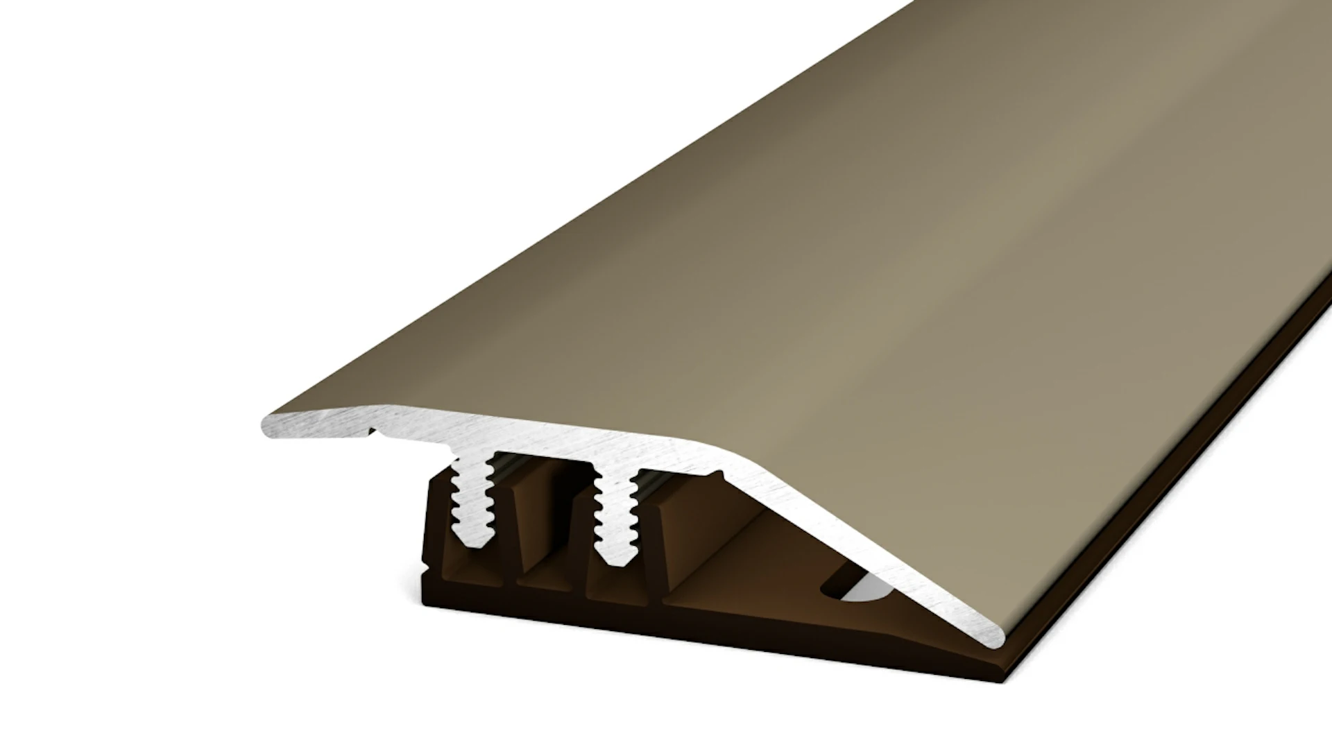 Profil d'ajustement pour imprimante Profi-Design 100 cm acier inoxydable mat