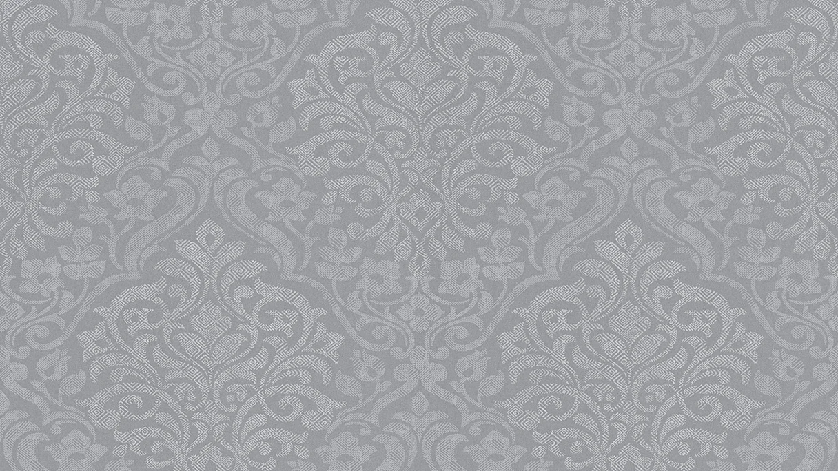 Non-woven wallpaper Alpha Architects Paper Ornaments Grey Metallic 801