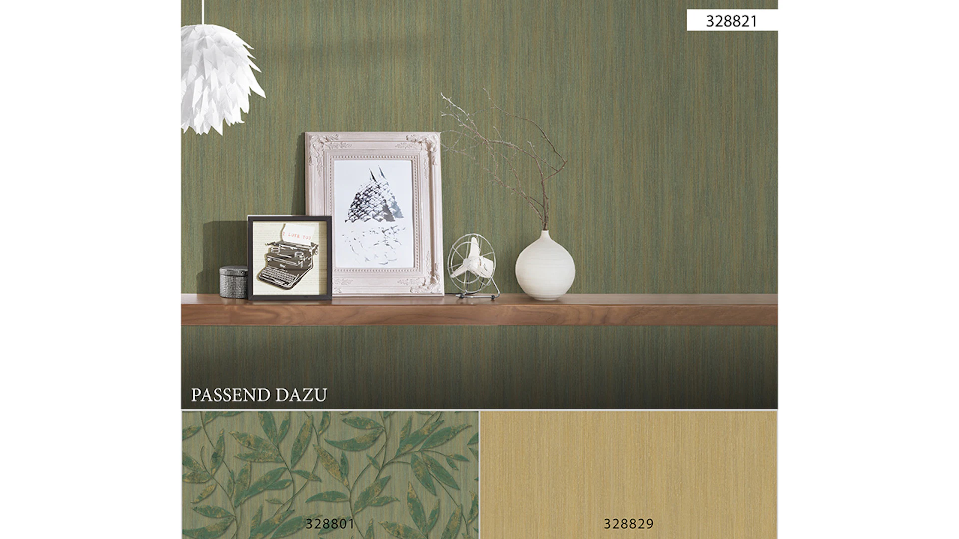vinyl wallcovering wallpaper green modern classic plains Sumatra 821
