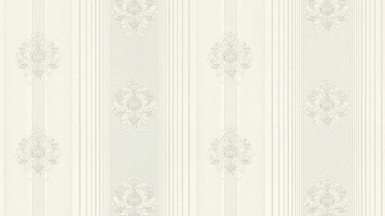 Vinyltapete grau Landhaus Barock Retro Ornamente Hermitage 10 843