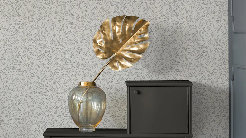 Carta da parati in tessuto non tessuto Alpha Architects Ramoscelli metallici in stile country 262