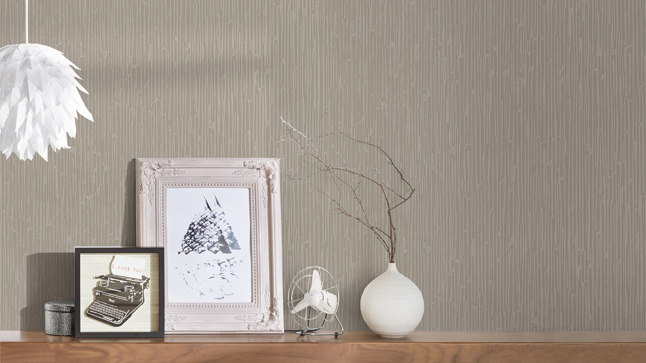 Carta da parati non tessuta Alpha Architects Paper Brown Metallic 281