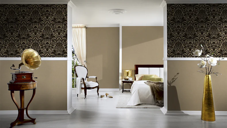 Carta da parati vinilica Castello Architects Carta tinta unita metallizzata 403