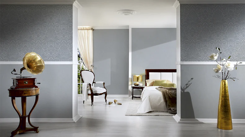 Carta da parati vinilica Castello Architects Carta tinta unita metallizzata 406